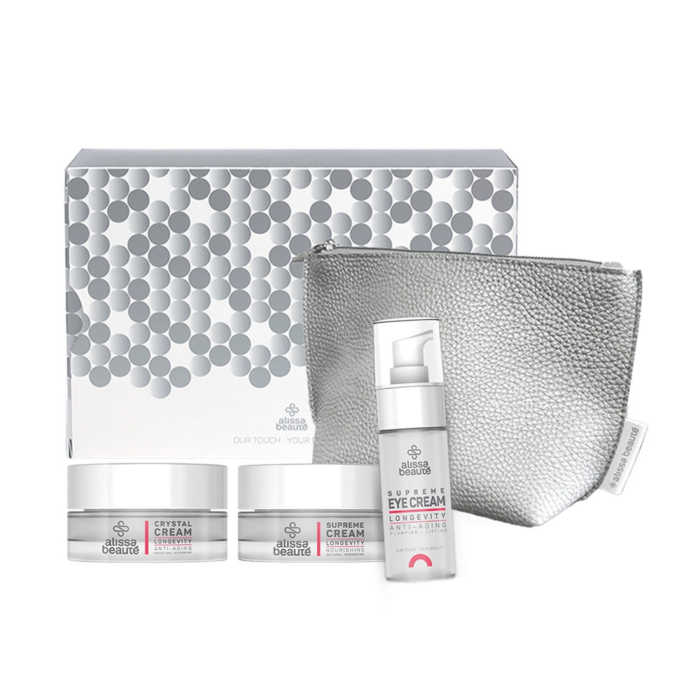 Подарунковий набір для зменшення вираженості та профілактики вікових змін Longevity Kit Alissa Beaute