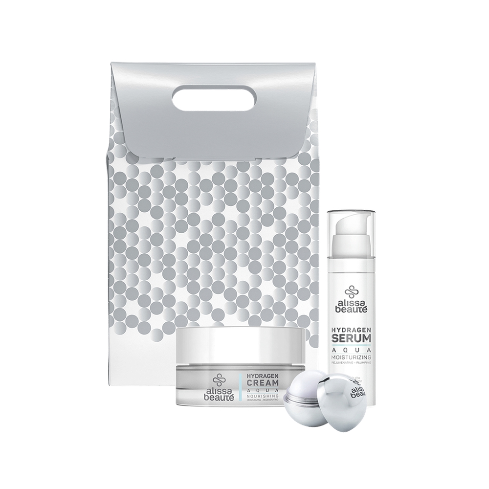 Подарунковий набір для зволоження та відновлення шкіри Aqua Kit Alissa Beaute